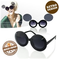 Bekijk de deal van voorHAAR.nl: Hippe flip-up zonnebril