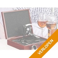 Hi wijnset met koffer