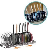 Bekijk de deal van DealDonkey.com 3: Nexxt Pannen Organiser - Verstelbaar