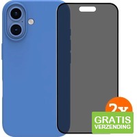BlueBuilt back cover iPhone 16 blauw