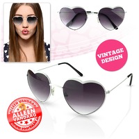 Bekijk de deal van voorHAAR.nl: Zonnebril met hart-montuur