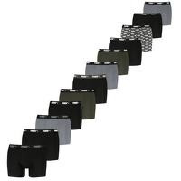 Bekijk de deal van 1dagactie.nl: Puma Boxershorts Promo 12-pack zwart / Groen