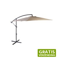 DealDonkey.com: Nexxt Parasol Zwevend 3 meter - Taupe