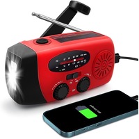 Bekijk de deal van DealDonkey.com: Soundlogic noodradio op zonne-energie met powerbank en zaklamp