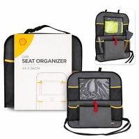 Bekijk de deal van DealDonkey.com 4: Shell Autostoel Organizer - met Tablet Houder - zwart