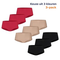 Ten Cate Secrets Midi Slip 3-pack - Keuze uit 3 kleuren