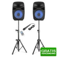 Bekijk de deal van MaxiAxi.com: Vonyx VPS082 A disco speakerset
