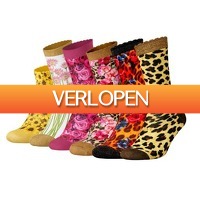 1dagactie.nl: 6 paar Sock My Feet dames sokken
