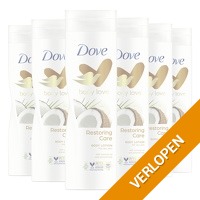 6 x Dove bodylotion Restoring Care