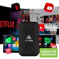 AutoSky AI Box Lite Plus 2.0 Draadloze CarPlay - Android Auto Dongle