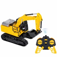 Bekijk de deal van DealDonkey.com 3: Hi RC Graafmachine - Met Afstandsbediening & Lichtfunctie - Oplaadbaar via USB