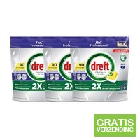 Dreft Original All in One Regular Vaatwastabletten - Lemon - 270 stuks