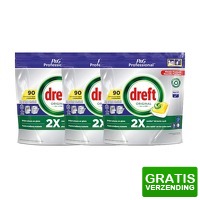 Bekijk de deal van DealDonkey.com: Dreft Original All in One Regular Vaatwastabletten - Lemon - 270 stuks