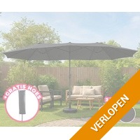 Dubbele parasol XXL Sevva