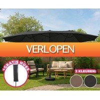 Voordeelvanger.nl: Dubbele parasol XXL Sevva