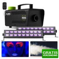Bekijk de deal van MaxiAxi.com: BeamZ neon licht partyset