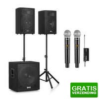 Bekijk de deal van MaxiAxi.com: Vonyx Pro karaoke set
