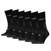 HEAD Wandelsokken All Climates Hiking Crew 6-pack zwart