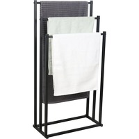 Bekijk de deal van DealDonkey.com: Niceey Handdoekenrek - zwart - 3 Armen