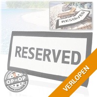 Reserved badhanddoek