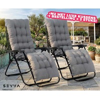 Bekijk de deal van Voordeelvanger.nl: 2 x Sevva Zero Gravity loungestoelen