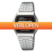Watch2day.nl: Casio Retro Vintage horloge A-159WA-N1