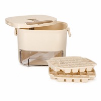 Bekijk de deal van DealDonkey.com 4: Jens Living Ijsblokjesmaker met Ijslade - Beige