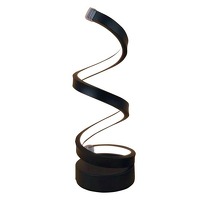 Nexxt Spiraal LED Tafellamp - USB - zwart