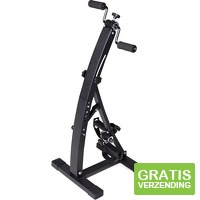 Nexxt Hometrainer Fiets voor Armen en Benen - Pedaltrainer voor Oefening en Revalidatie - zwart