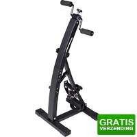 Bekijk de deal van DealDonkey.com 3: Nexxt Hometrainer Fiets voor Armen en Benen - Pedaltrainer voor Oefening en Revalidatie - zwart