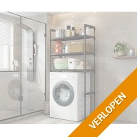 Wasmachinerek met opbergruimte