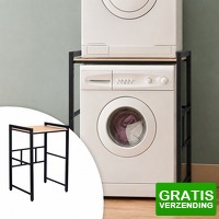Bekijk de deal van DealDonkey.com: Hi Wasmachinerek - Staal en MDF - Verstelbare Hoogte - Max. 250 kg Draagvermogen