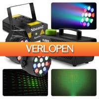 MaxiAxi.com: BeamZ lichtset met laser en rookmachine