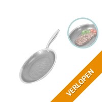 ENRICO Koekenpan 20 cm a RVS Honingraat Anti-Aanbakpan a PFAS/PTFE-vrij a Geschikt voor Inductie