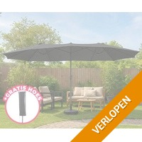 Dubbele parasol XXL