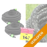 2 x Kinzo 15 meter druppelslang