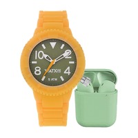 Watxandco WAPACKEAR18_M Dames Horloge 43mm 5 ATM