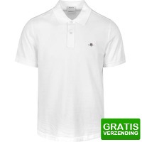 Bekijk de deal van Suitableshop: Gant Shield Pique Poloshirt wit