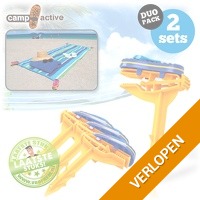 2 sets ideale badlakenklemmen