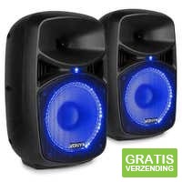 Vonyx VPS082 A geluidsinstallatie 400W met Bluetooth en LED's
