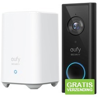 Eufy slimme deurbel Video Doorbell 2 K + HomeBase 2 zwart