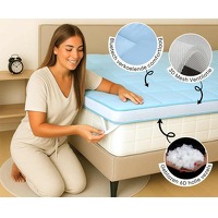 Cooling oplegmatras topper