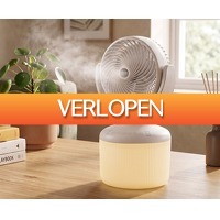 Voordeelvanger.nl: Oplaadbare ventilator met mister