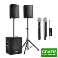 Bekijk de deal van MaxiAxi.com: Vonyx Pro karaoke set