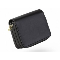 FEDEC Safe wallet portemonnee - Voor 24 pasjes - zwart