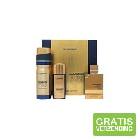 Al Haramain Amber Oud Bleu Edition gift set