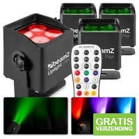 4 x BeamZ BBP44 uplights