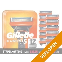 12 x Gillette Fusion5 scheermesjes