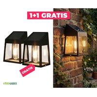 Solar wandlamp