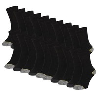 Apollo Werksokken 20-pack zwart